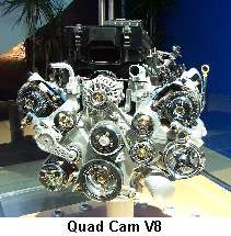 Quad cam V8 engine