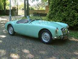 The first MGA Twin Cam car, YD1 501