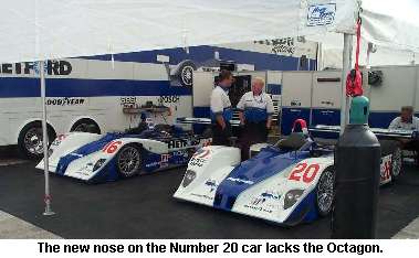 Dyson #16 and #17 race cars