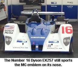 Dyson #16 race car