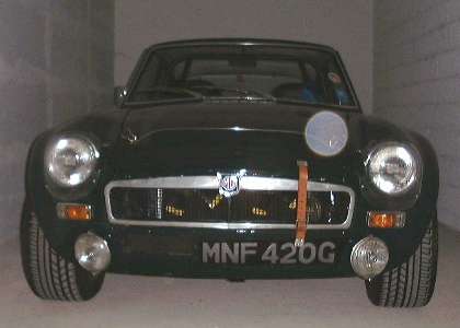 Fronf view of MGC GTS
