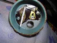Picture inside of fuel gauge