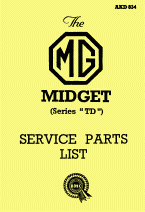 Service Parts List MGTD