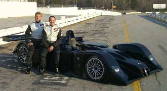 Steve Knight and Mel Hawkins - Testing at Road Atlanta in mid February