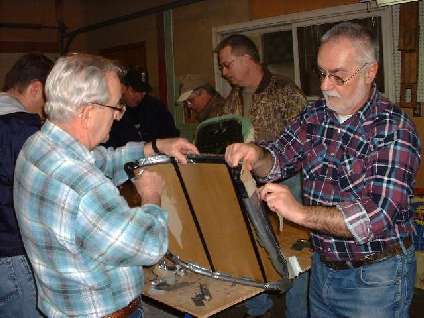 Working on MGA seats rebuild