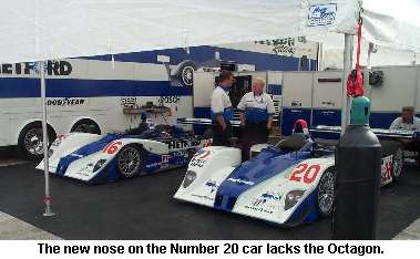 Dyson #16 and #17 race cars