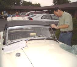 Top up and taped for Russ Mehaffey's MGA?