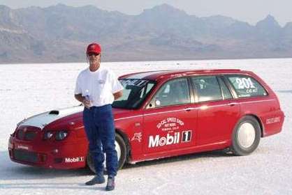 MG ZT-T at Bonneville