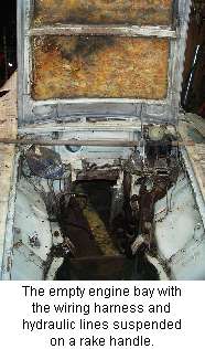 under hood before cleaning