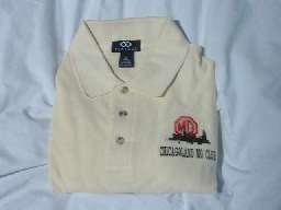 Beige golf shirt