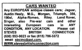 Steve's British Connection