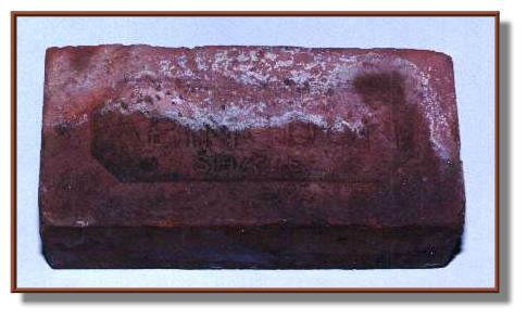 Brick from Abingdon Shale brickworks