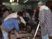 Pulling engine out of MGB