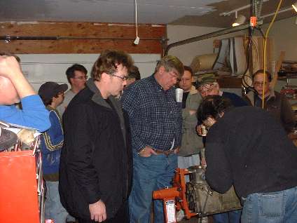 Reassembling the engine