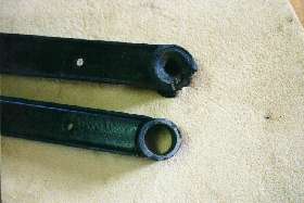 good and bad s-arm inner ends