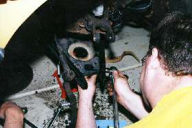 Installing new lower arms