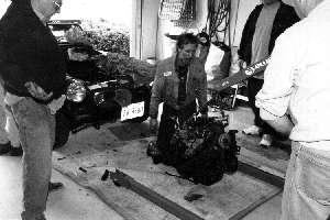 Engine & gearbox out of car