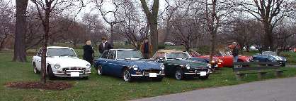 Several MGs on teh grass