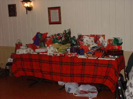 CMGC holiday party gifts and door prizes